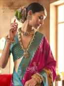 Rajgharanaa saree for wedding reception