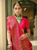 Rajgharanaa Red Banarasi Saree for Wedding