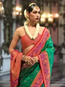 Rajgharanaa Traditional Banarasi Wedding Sadi