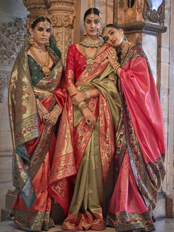 Rajgharanaa Banarasi Saree for Wedding - Image 3