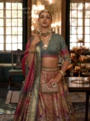 Rajgharanaa marriage pink bridal lehenga