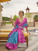 Rajgharanaa bridal georgette saree