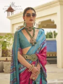 Rajgharanaa bridal look in saree