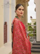 Rajgharanaa party saree for wedding