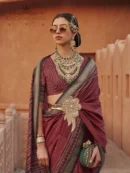 Rajgharanaa Designer Saree for Reception for Bride