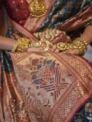 Rajgharanaa Banarasi Baithak Saree for Wedding Party