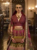 Rajgharanaa bridal lehenga maroon colour