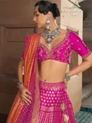 Rajgharanaa lehenga choli pink colour