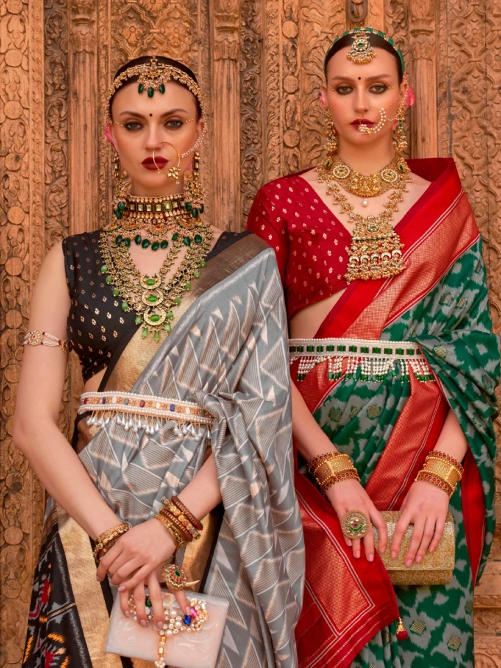 Rajgharanaa Engagement Saree Look 3 Rajgharanaa Engagement Saree Look - Image 3