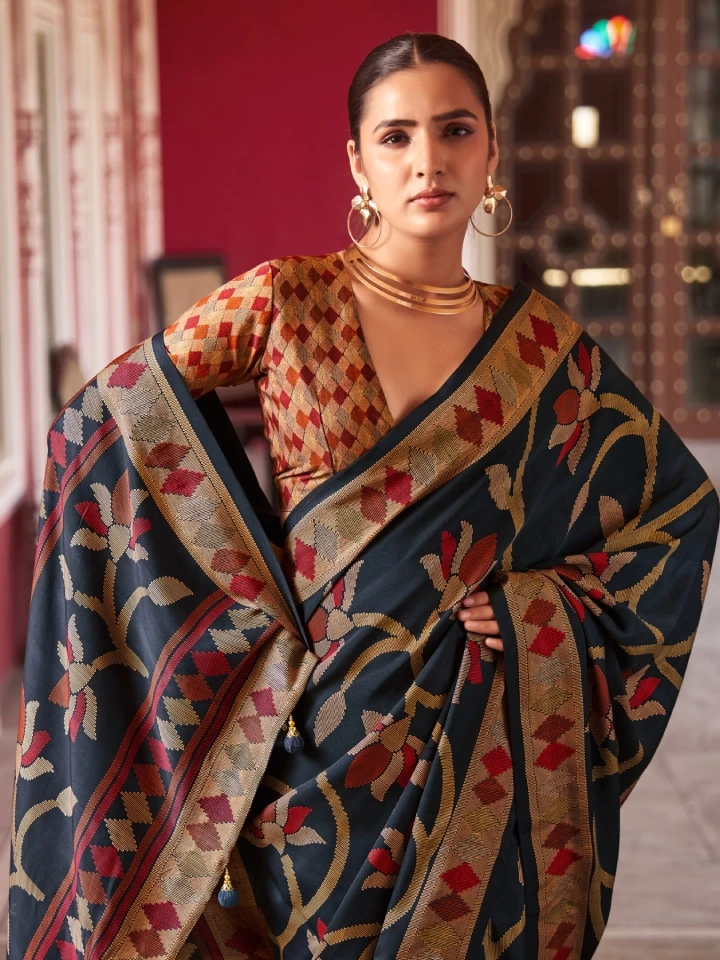 Genuine Rajgharanaa Patola Saree Original