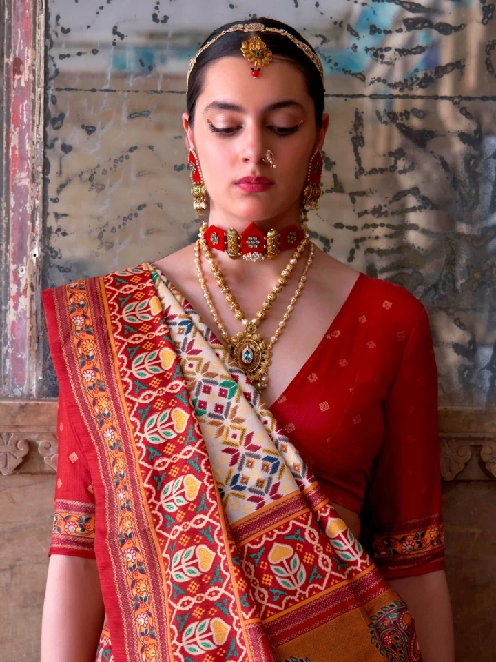 Pashmina Banarasi saree