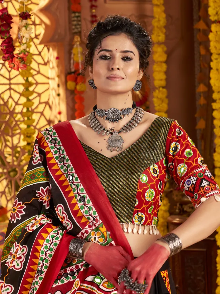 purple chaniya choli