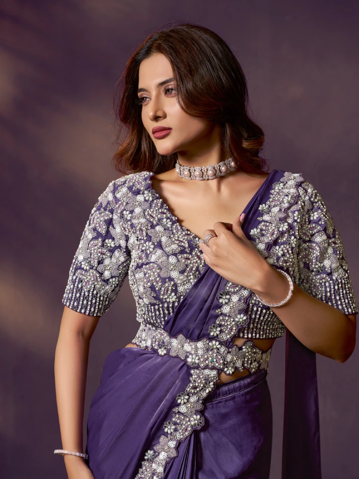 Rajgharanaa saree fancy party wear