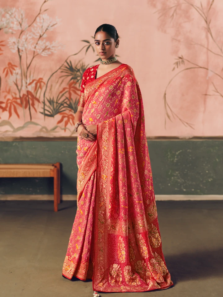 Rajgharanaa paithani saree look