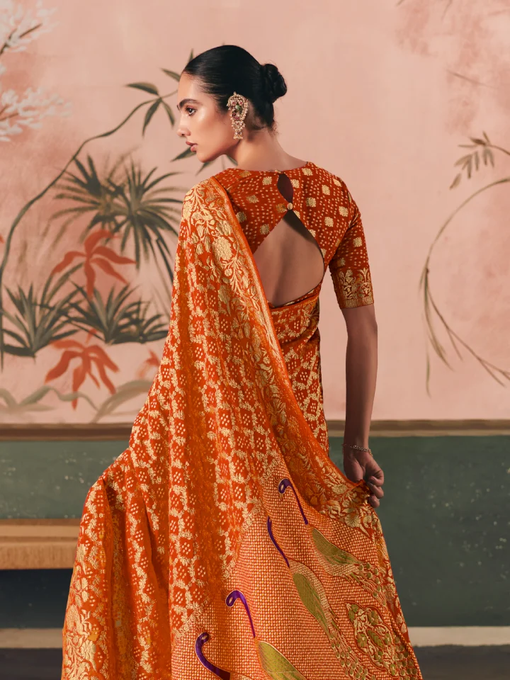 Rajgharanaa engagement look in saree 4 Rajgharanaa engagement look in saree