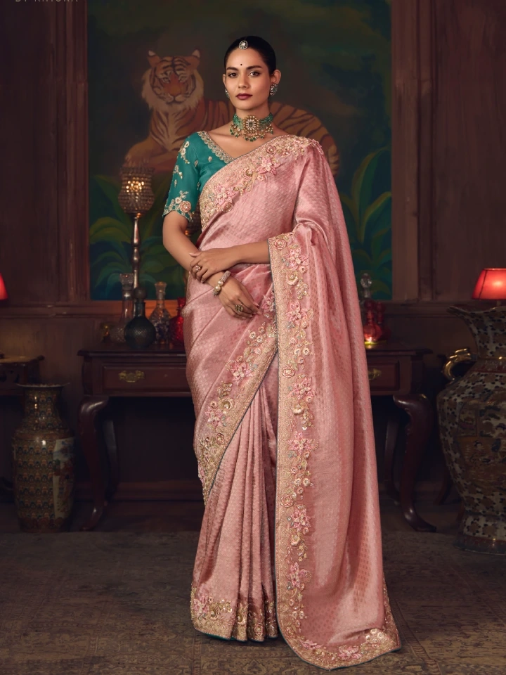 Rajgharanaa ladies party saree 5 Rajgharanaa farewell party wear saree