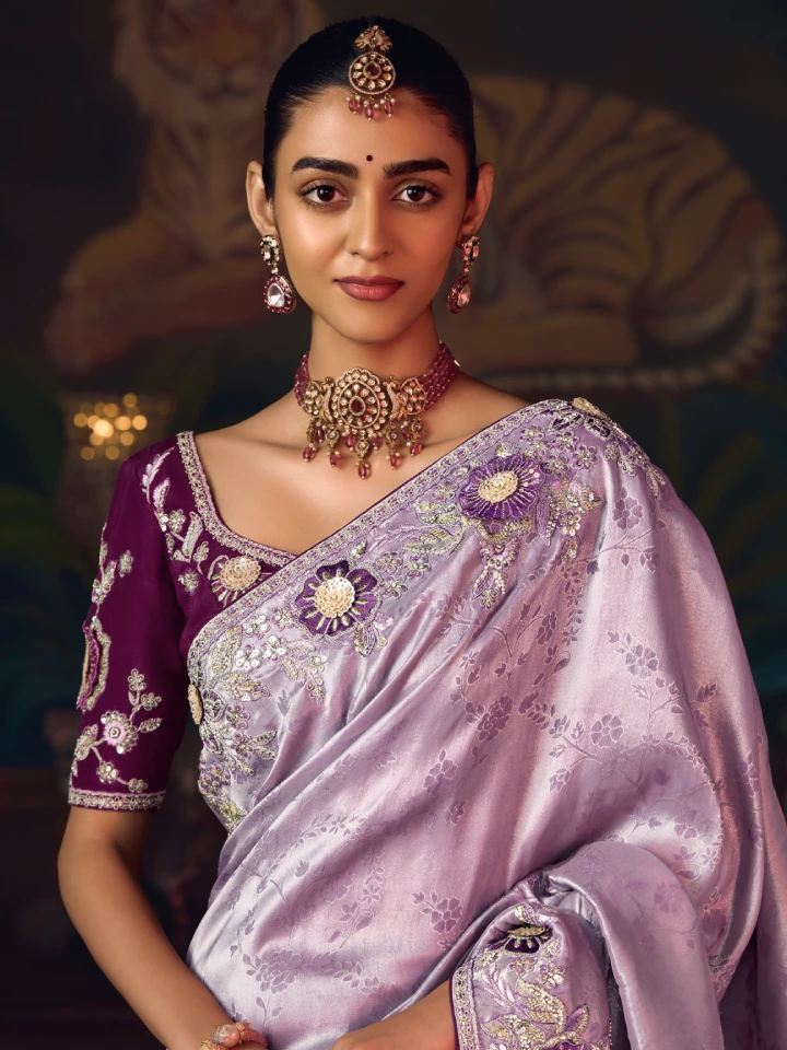 Rajgharanaa party Green saree