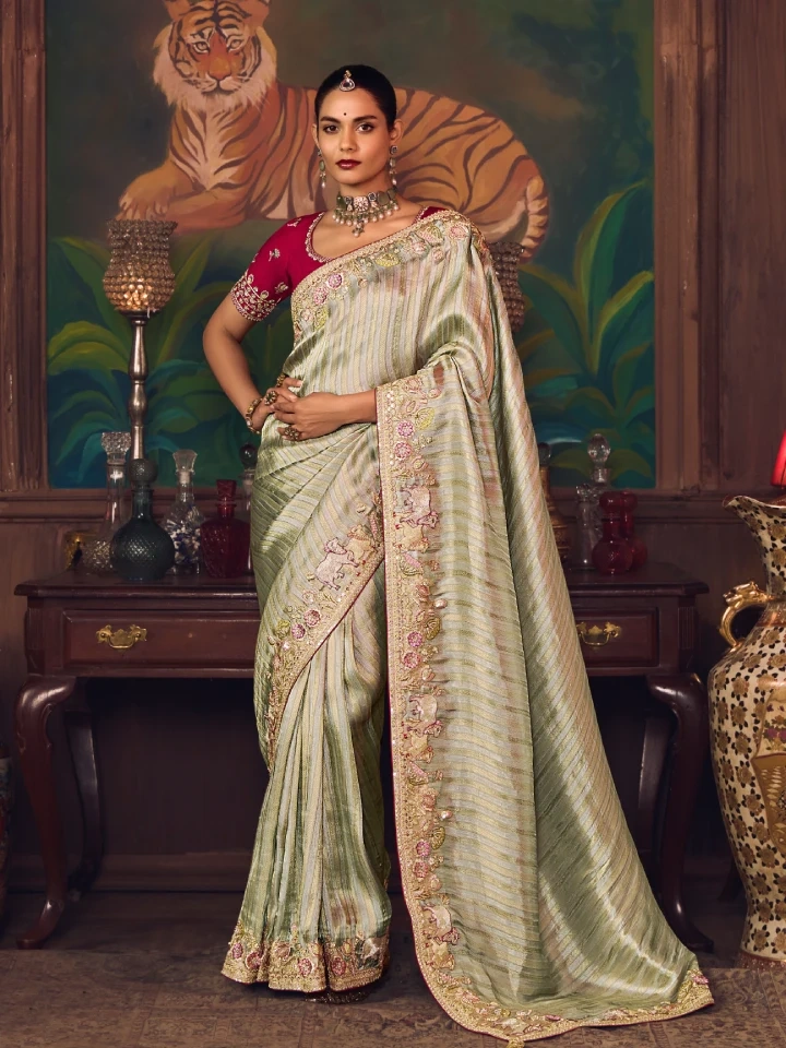 Rajgharanaa party saree for women 4 Rajgharanaa party saree for women - Image 4